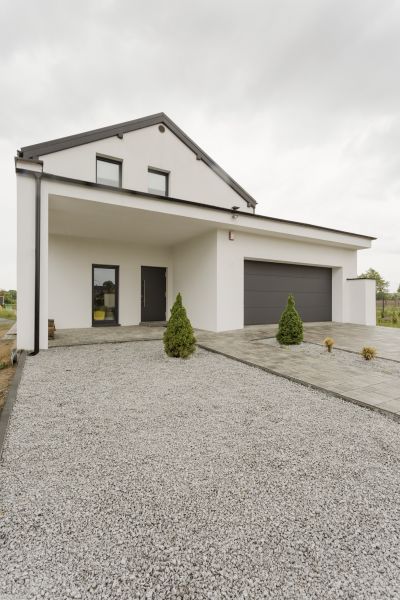 Driveway Stone Spreading
