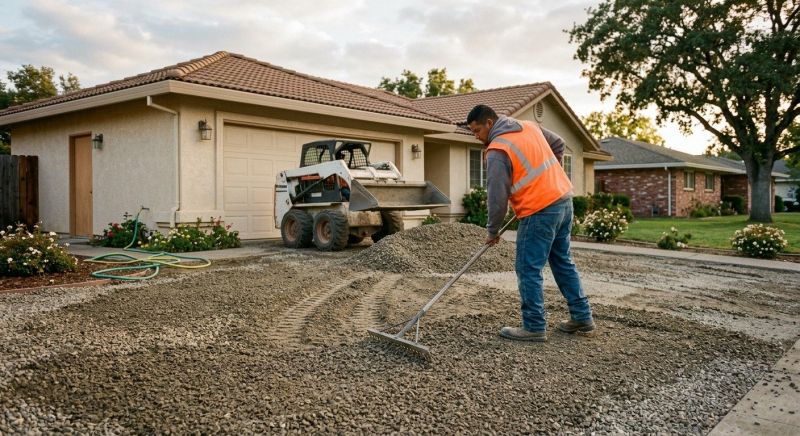 Gravel Pouring in Calvert County, MD