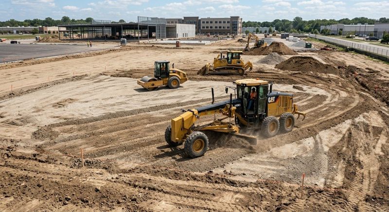 Parking Lot Gravel Repair in Katy, TX