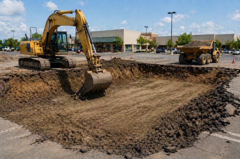 Parking Lot Leveling in Acworth, GA